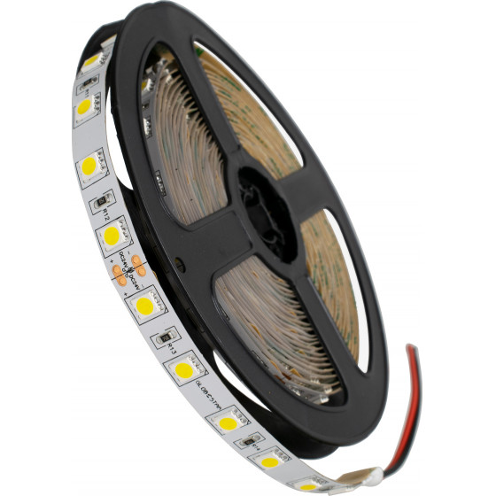 GloboStar ������ LED SMD 5050 5m 14.4W/m 60LED/m 1688 lm/m 120� DC 24V IP20 ������ ����� 4500k - (70221)