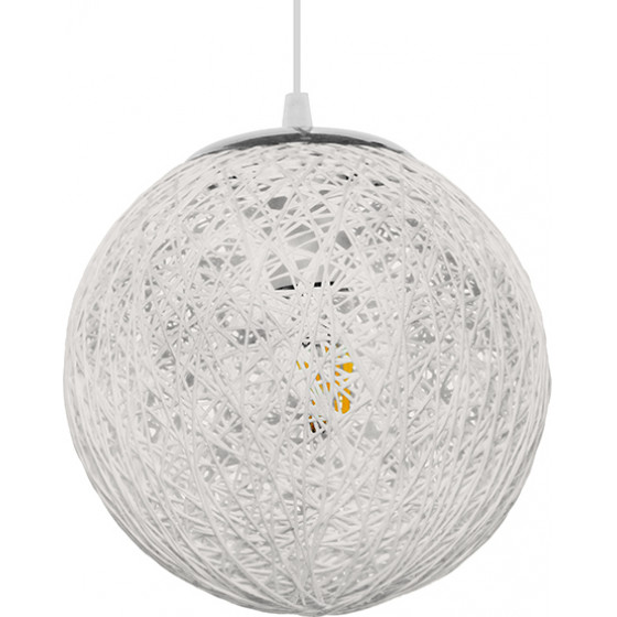 GloboStar OCEANA Vintage �������� ��������� ������ �������� 1 x E27 ����� ������ ������ Rattan �20 x �20cm - (01355)