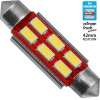 GloboStar ��������� LED Extreme Truck Series Can-Bus 3�� ������ 42mm 4.5w 24V ����� ����� 6000k - (81344)
