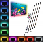 GloboStar ��� ������ TV Kit LED RGB SMD 5050 2m (4x50CM) 14.4W/2m 60LED/2m 1454lm/2m 120� USB DC 5V �������� ������ �������� ��� ��������� �� �������� ��������������� ��������� IP65 RGB - (70406)
