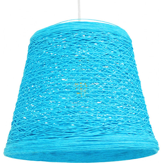 GloboStar PLAYROOM Vintage �������� ��������� ������ �������� 1 x E27 ������� ������ ������ Rattan �32 x �27cm - (00995)