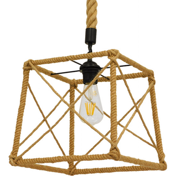 GloboStar POLISHED Vintage �������� ��������� ������ �������� 1 x E27 ������ �� ���� ������ �30 x �28 x �30cm - (01616)