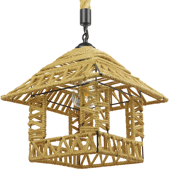 GloboStar SPIKY Vintage �������� ��������� ������ �������� 1 x E27 ������ �� ���� ������ �43 x �28cm - (01613)