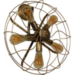 GloboStar ERAFAN Vintage Industrial ��������� ������ ������ �������� ���� ������� ��������� ������ �46 x �22 x �46 x �46cm - (01381)