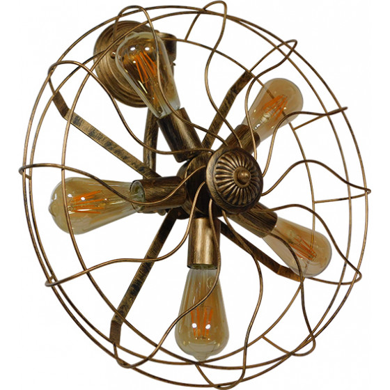GloboStar ERAFAN Vintage Industrial ��������� ������ ������ �������� ���� ������� ��������� ������ �46 x �22 x �46 x �46cm - (01381)