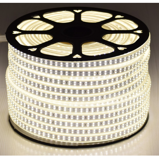 GloboStar Wide ������ ������ ������ Epistar LED SMD 2835 1m 24W/m 180LED/m 3288lm/m 120� DC 230V ��������� IP68 ������ ����� 4500K Dimmable - (70511)