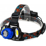 GloboStar ����������������� ����� ������� LED 1 x CREE XHP50 20W & 2 x CREE COB 10W 3000lm �� 3 Modes - PIR ���������-��������� ������� & 2 x ��������� 18650 2400mAh Li-ion ���������� IP54 ����� ����� 6000K - (79056)