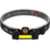 GloboStar ����� ������� & ��������� ����������������� LED CREE COB XML2-T6 Chip 25 Watt 2500lm �� 1 x 18650 �������� 3400mAh ��� �� ������� �������� USB ����� ����� 6000K - (79064)
