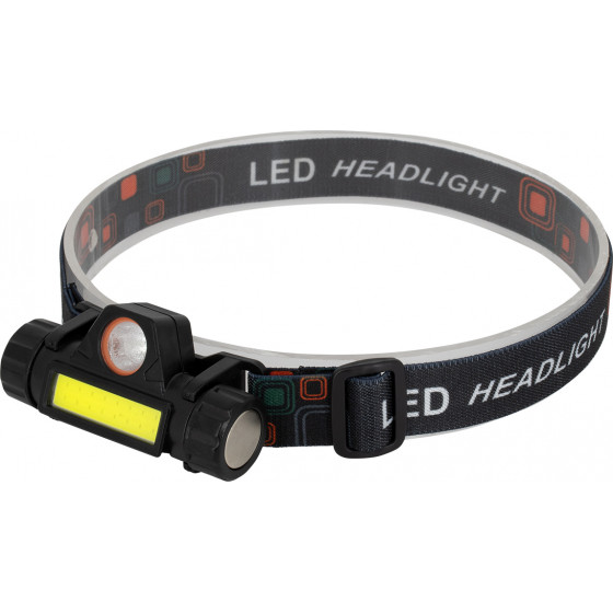 GloboStar ����� ������� & ��������� ����������������� LED CREE COB XML2-T6 Chip 25 Watt 2500lm �� 1 x 18650 �������� 3400mAh ��� �� ������� �������� USB ����� ����� 6000K - (79064)