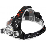 GloboStar ����� ������� ����������������� LED CREE XML2-T6 Chip 30 Watt 3000lm �� 2 x 18650 ��������� 6000mAh ����� ����� 6000K - (79057)
