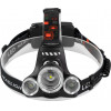 GloboStar ����� ������� ����������������� LED CREE XML2-T6 Chip 30 Watt 3000lm �� 2 x 18650 ��������� 6000mAh ����� ����� 6000K - (79057)
