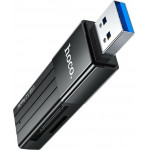 Hoco ���������� ������ ������ HB20 Mindful 2 �� 1 USB 3.0 ��� 5Gbps ��� 2TB ��� Micro SD ��� SD ������
