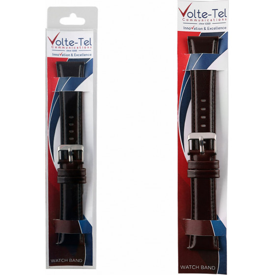 Volte-Tel ������� ��������� Samsung Watch 45/46/47mm Gear s3/ Gear 2 r380/r381/r382 22mm Dark Brown - (5205308289057)