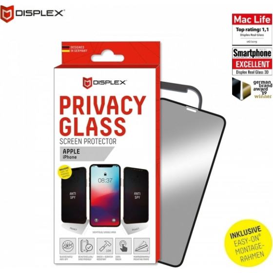 Displex Real Glass FC Apple Iphone 12 Pro Max Privacy With Applicator - (01398)