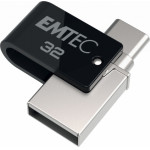 Emtec ������� ������ 32GB Dual Usb 2.0 Type C T260 - (ECMMD32GT263C)