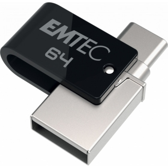 Emtec ������� ������ 64GB Dual USB 2.0 Type C T260 - (ECMMD64GT263C)
