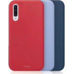 Fonex Rainbow 3 Pack TPU Case 0.6mm Xiaomi Redmi Note 9T Light blue / Red / Blue backcover - (RBW1546C)