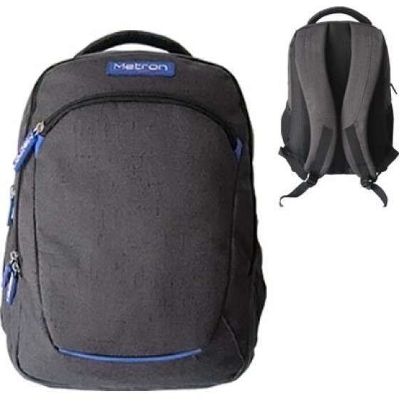 Metron Laptop Backpack 32x15x46cm Black - (METRONLB)