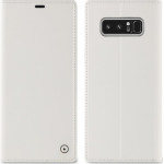 Muvit Leather Stand Book Samsung Note 8 White - (MUFLS0149)