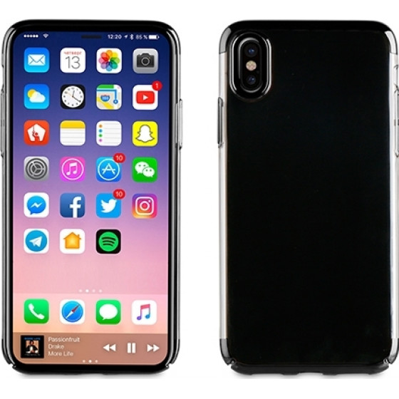 Muvit Tpu Crystal Iphone X / Xs Trans Black Special Edition Backcover - (Mucry0169)
