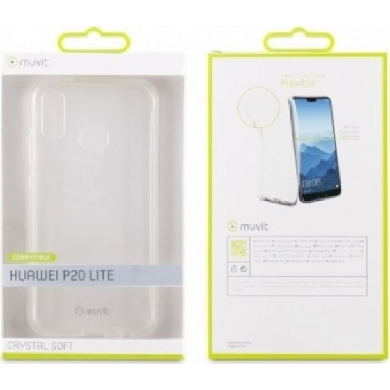 Muvit Tpu Crystal Soft Huawei P20 Lite 2019 Trans Backcover - (MUCRS0232)