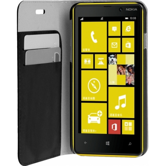 Phonix Eco Leather Book Case Nokia 730 Black - (NL730BCB)