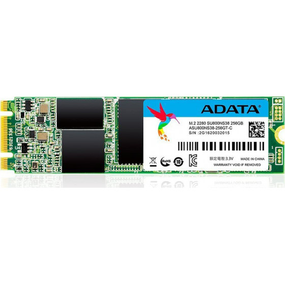 Adata SSD 256GB Ultimate SU800 M.2 2280 SATA - (ASU800NS38-256GT-C)