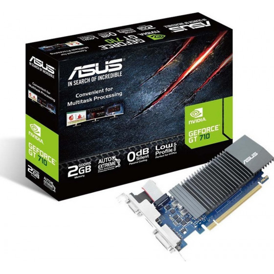 Asus GeForce GT 710 2GB GDDR5 SL with Brackets - (90YV0AL3-M0NA00)