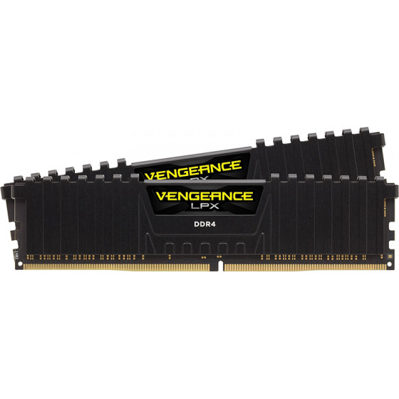 Corsair vengeance lpx 8gb 2 x 4gb ddr4 dram 2666mhz c16 memory kit black - (CMK8GX4M2A2666C16)