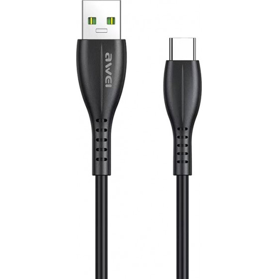 Awei ������� USB �� Type-C CL-115T 2.4A 1m ����� - (AW-CL-115T)