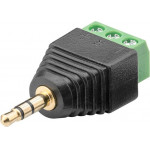 Goobay ����� 3.5mm �� Terminal Block 3-pin 10��� - (76745)