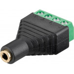 Goobay ����� 3.5mm �� Terminal Block 4-pin 10��� - (59200)