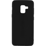 Senso Rubber Samsung A8 2018 Black Backcover - (SERSAMA818B)
