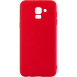Senso Rubber Samsung J6 2018 Red Backcover - (SERSAMJ618R)