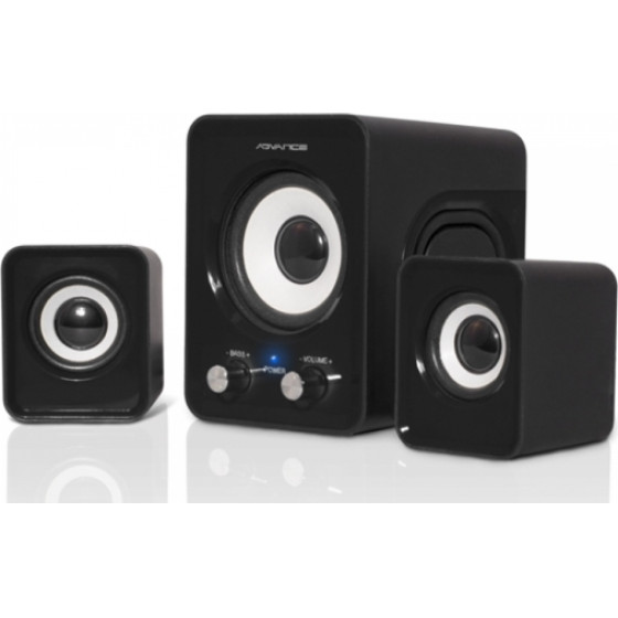 Spirit Of Gamer Sog Advance Soundphonic 2.1 Multimedia Speakers 6w Rms Black - (SP-U803BK)