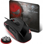 Spirit Of Gamer Sog Pro M3 Usb Optical Gaming Mouse Dpi 3200 Max + Mouse Pad - (S-PM3)