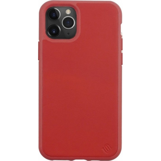Uunique Eco Genuie Leather Case Iphone 11 Red Backover - (UUIPEFHS10)