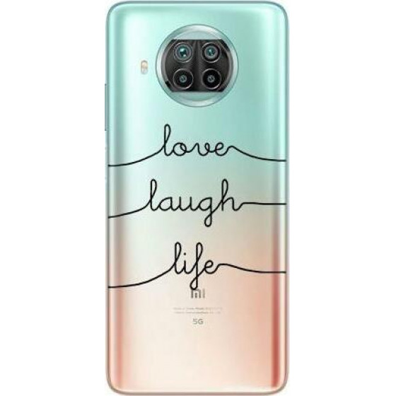 iNOS ���� TPU Xiaomi Mi 10T Lite 5G Art Theme Love-Laugh-Life - (5205598148799)