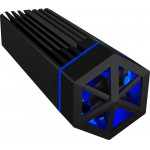 RAIDSONIC ICY BOX USB Type-C enclosure for M.2 NVMe SSD with RGB illumination - (IB-1823MF-C31)
