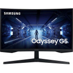 SAMSUNG Odyssey G5Curved Gaming Monitor 27 WQHD 140 Hz - (LC27G55TQWRXEN)