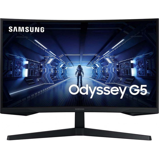 SAMSUNG Odyssey G5Curved Gaming Monitor 27 WQHD 140 Hz - (LC27G55TQWRXEN)