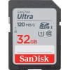 Sandisk Ultra(R) SDHC & SDXC UHS-I Memory Card 32GB - (SDSDUN4-032G-GN6IN)