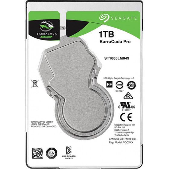 Seagate ���������� ������� ������ 2.5 1TB Sata III Barracuda Pro - (ST1000LM049)