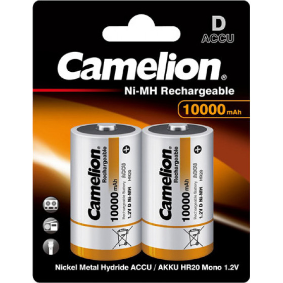 Camelion NH-D10000-BP2 �������� ���������������� Ni-MHD 1.2V 10000mAh