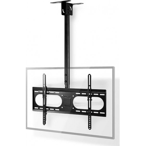 Nedis Full Motion TV Ceiling Mount 42-65 up to 45 kg Tiltable Rotata - (TVCM1350BK)