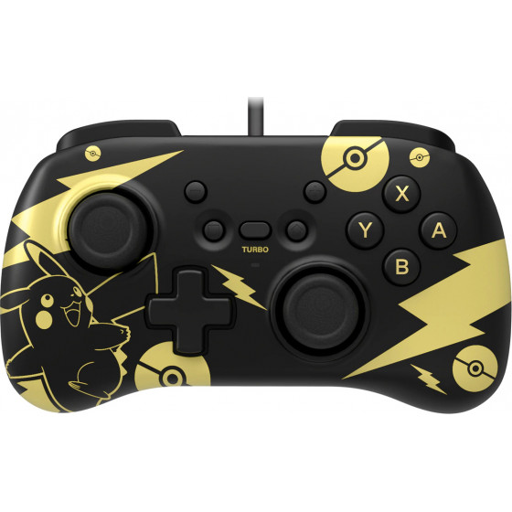 HORI HORIPAD MINI PIKACHU BLACK & GOLD FOR NINTENDO SWITCH - (NSW-289U)