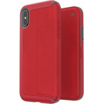 SPECK PRESIDIO FOLIO FOR IPHONE XS/X RED - (117127-7359)