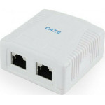 Cablexpert Cat6 Ftp 2-port Surface Mount Box - (NCAC-2F6-01)