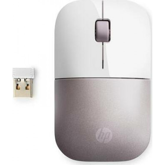 HP Wireless Mouse Z3700 - White/Pink - (4VY82AA)