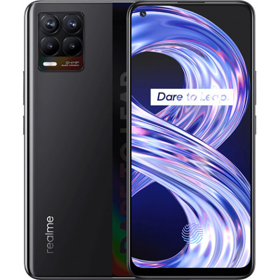 Realme 8 RMX3085 6/128GB Black - (RMX3085-128BLK)